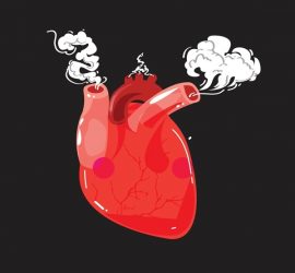Cœur et fumée