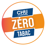 Logo CHU Caen Zero Tabac